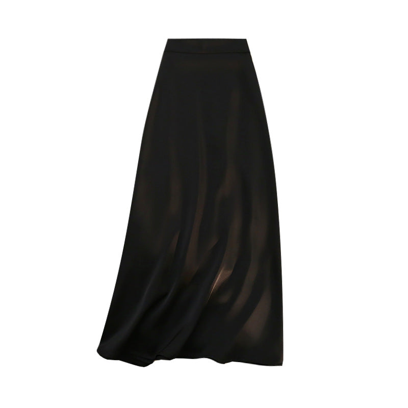 Maxi Satin Skirt