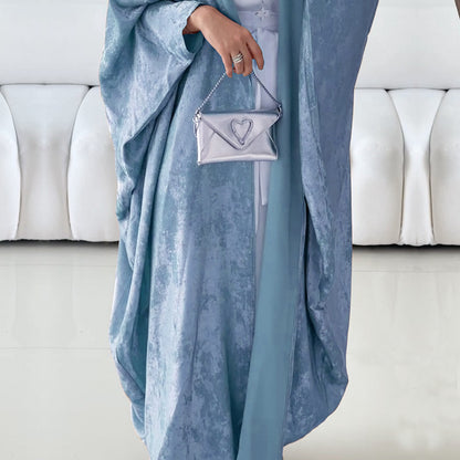 Marble print abaya