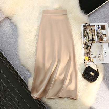 Maxi Satin Skirt