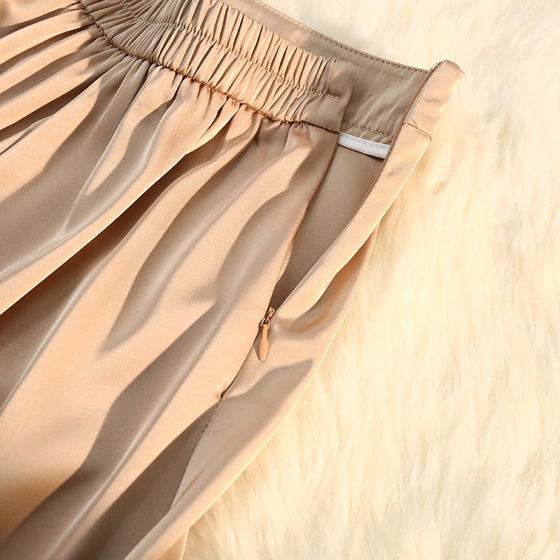 Maxi Satin Skirt