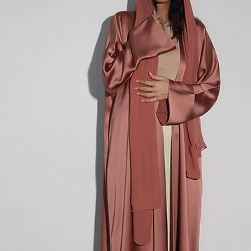 Burnt Coral Abaya