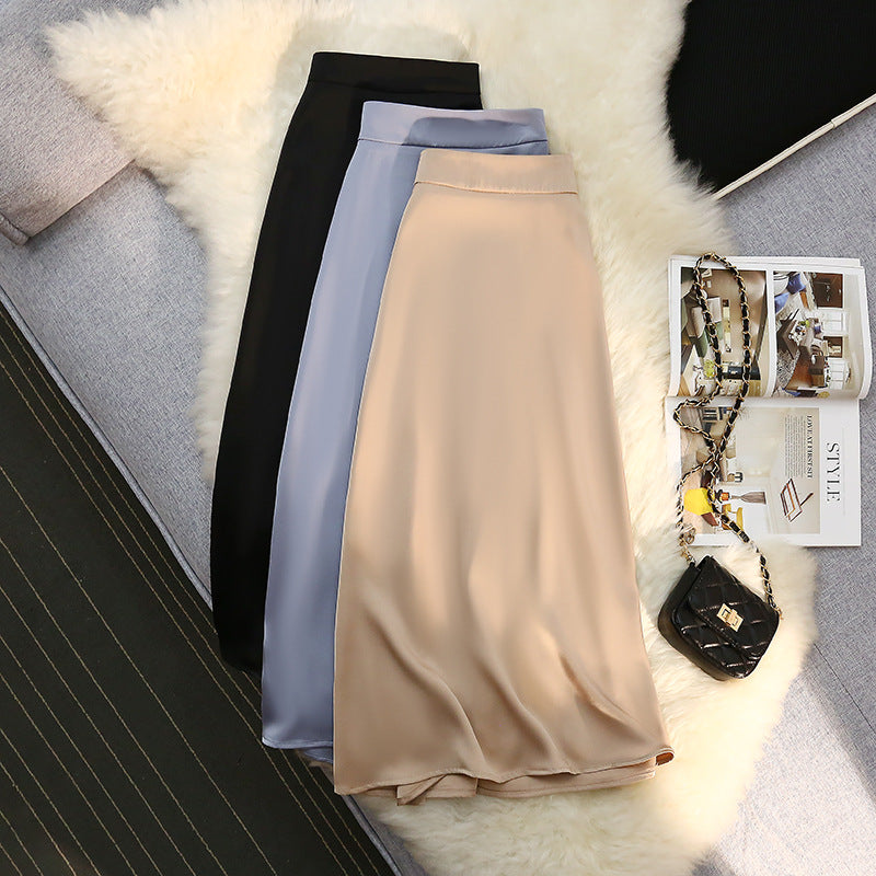 Maxi Satin Skirt