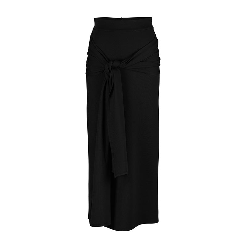 Tie waist skirt